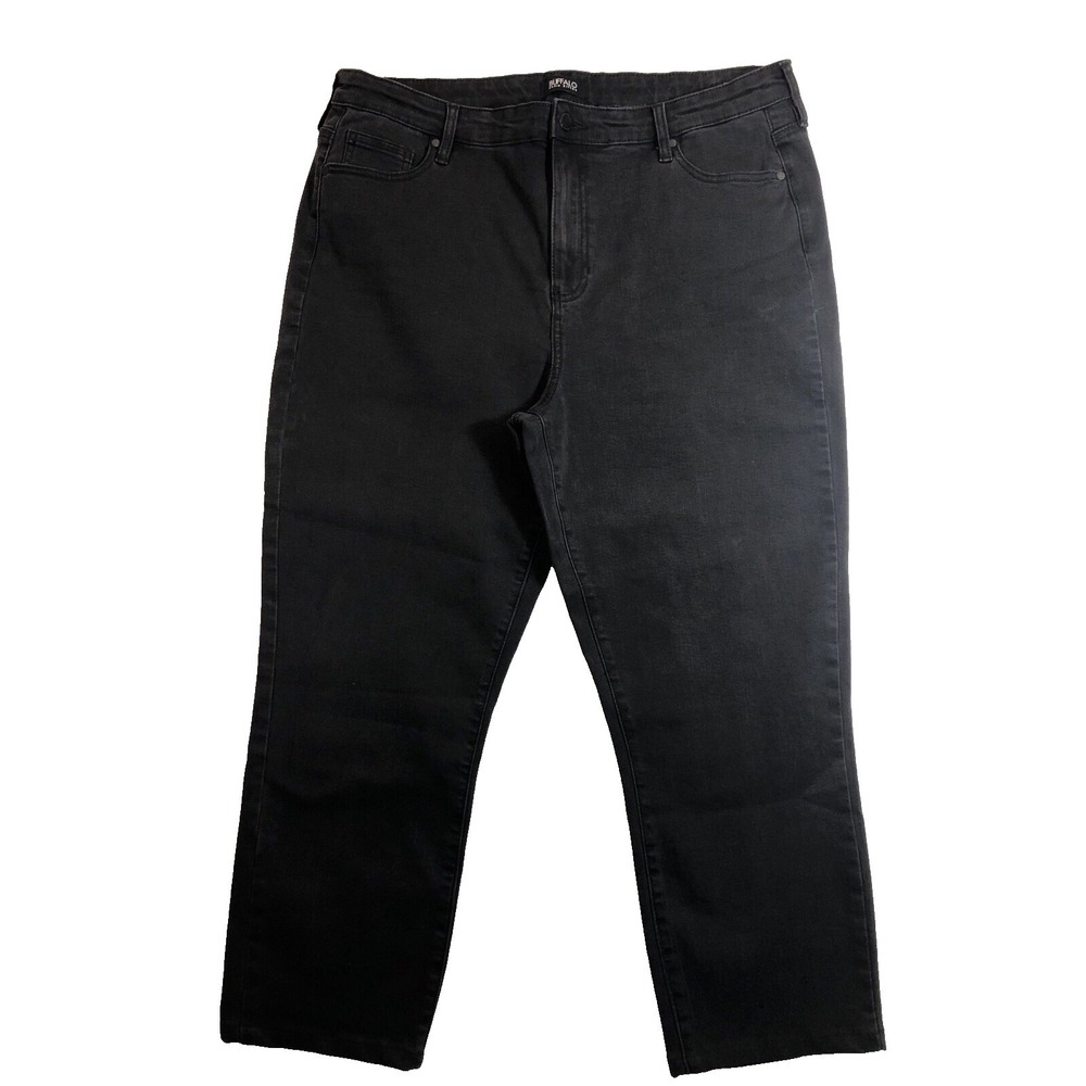Buffalo David Bitton Jeans Women's 16/36 Denim Black Mollie‎ High Rise Skinny